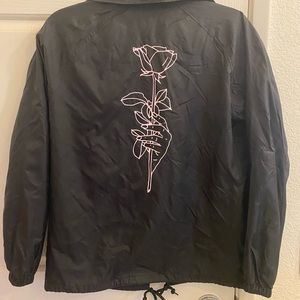 Huf Worldwide Black Windbreaker
